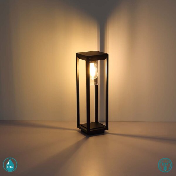 Κολωνάκι Εξωτερικού Χώρου Globo Lighting Candela 3135S2 Μαύρο Ματ