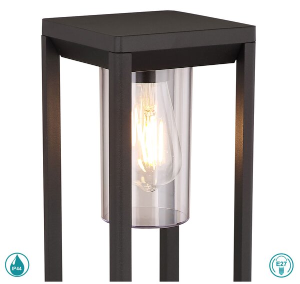 Κολωνάκι Εξωτερικού Χώρου Globo Lighting Candela 3135S3 Μαύρο Ματ