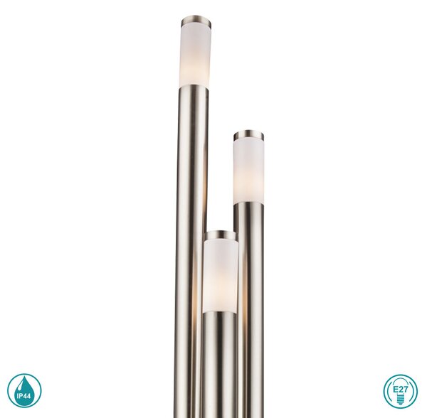 Κολωνάκι Εξωτερικού Χώρου Globo Lighting Boston LED 3159-3LED Ανοξείδωτο