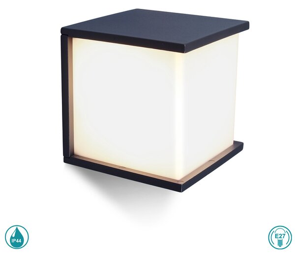 Απλίκα Εξωτερικού Χώρου Lutec Box Cube 5184601118