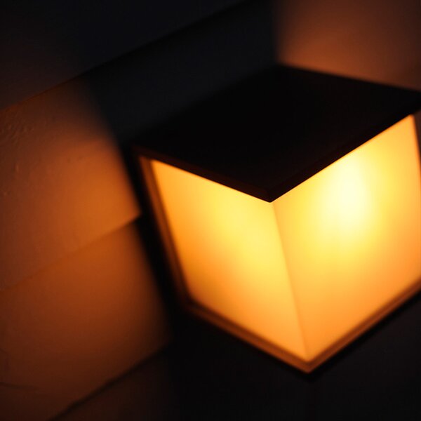 Απλίκα Εξωτερικού Χώρου Lutec Box Cube 5184601118