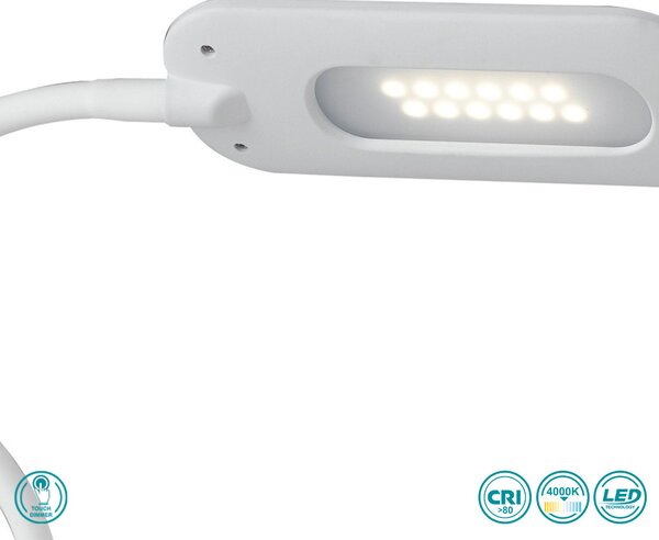 Πορτατίφ Γραφείου Fan Europe LEDT-Darwin-White 8031440357814 Λευκό