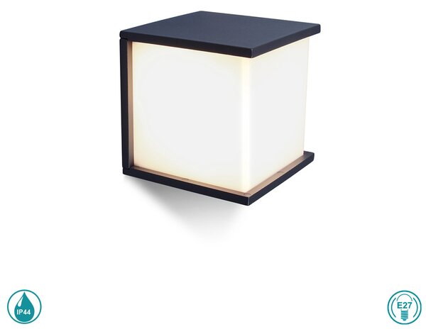 Απλίκα Εξωτερικού Χώρου Lutec Box Cube 5184601118
