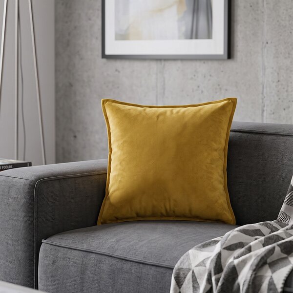Διακοσμητικό Μαξιλάρι Βελουτέ (45x45) A-S Lilou Yellow 146200R