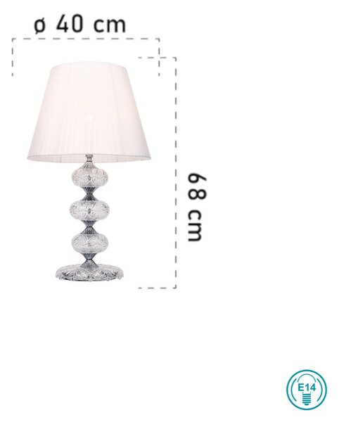 Λάμπα Επιτραπέζια Fan Europe Incanto-LG1 8031440363983