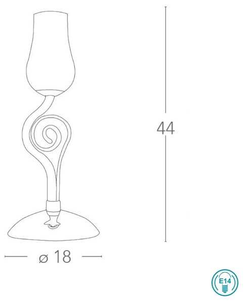 Λάμπα Επιτραπέζια Fan Europe Angel-L1 8031429911174