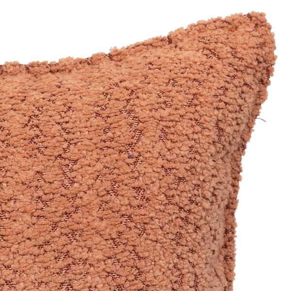 Διακοσμητικό Μαξιλάρι Μπουκλέ (45x45) A-S Soana Terracotta 204403C