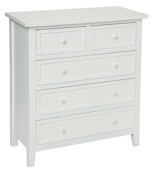 Συρταριέρα 5 Θέσεων (72.5x34.5x81) A-S Charme White 121474B