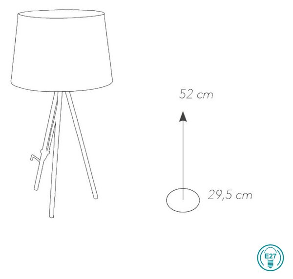 Λάμπα Επιτραπέζια Fan Europe Marilyn-L NER 8031440363662 Μαύρη