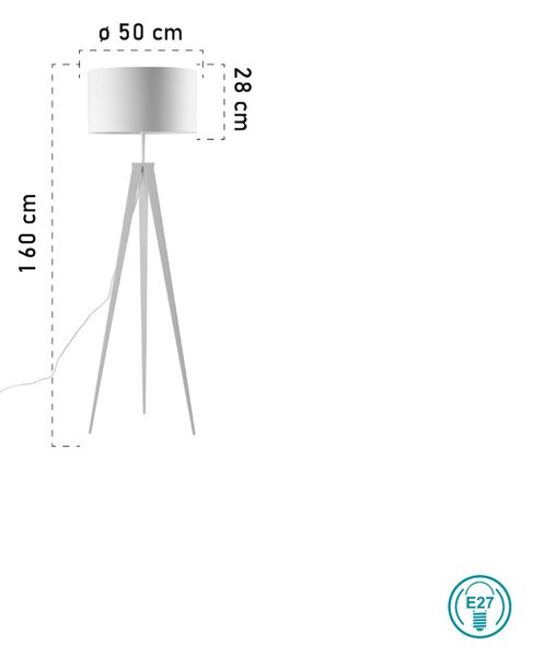 Φωτιστικό Δαπέδου Fan Europe Ibis-PT BCO 8031414877355 Λευκό