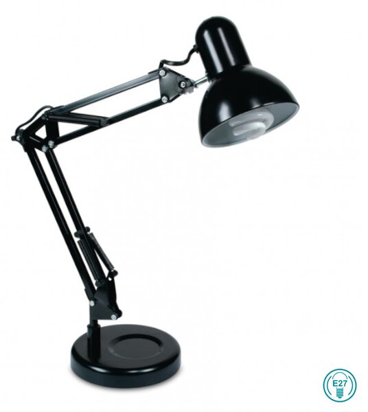 Λάμπα Επιτραπέζια Fan Europe LDT033ARC-NERO 8031422491093 Μαύρη