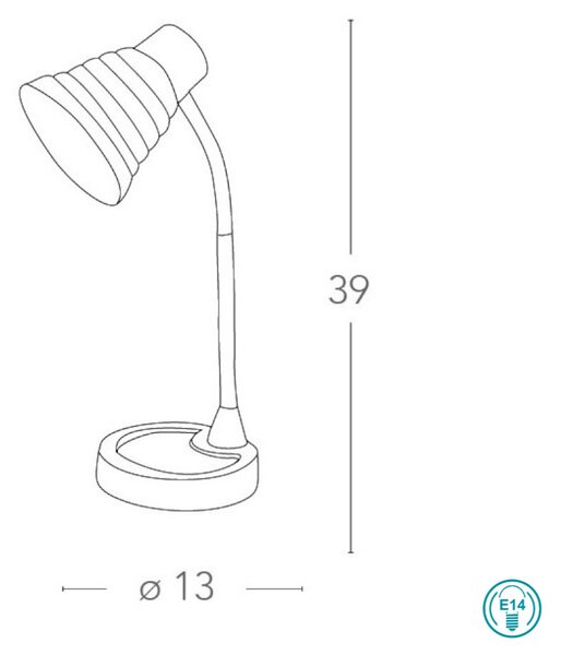Λάμπα Επιτραπέζια Fan Europe LDT055LEO-VIOLA 8031424201119 Βιολετί