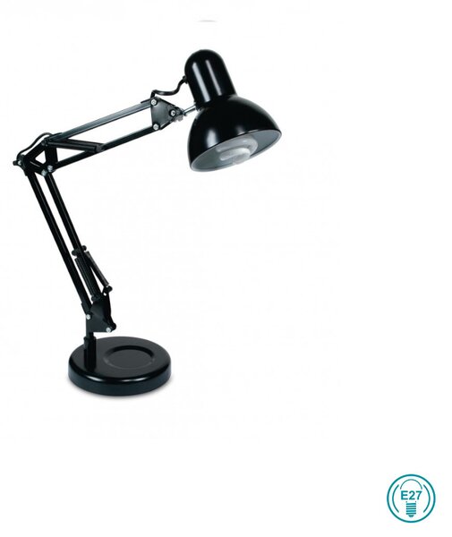 Λάμπα Επιτραπέζια Fan Europe LDT033ARC-NERO 8031422491093 Μαύρη