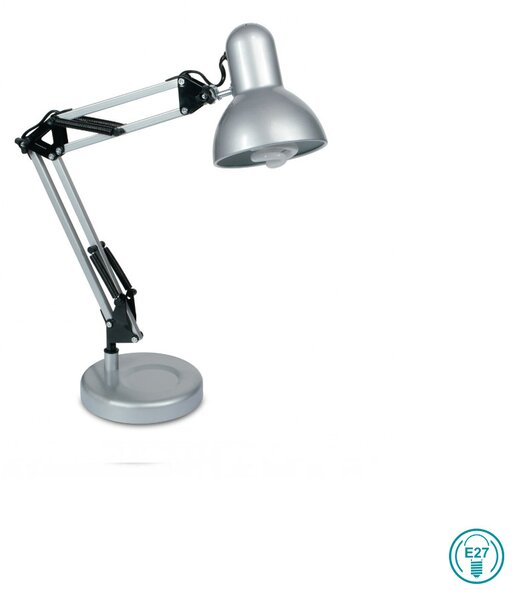 Λάμπα Επιτραπέζια Fan Europe LDT033ARC-SILVER 8031422471095 Ασημί
