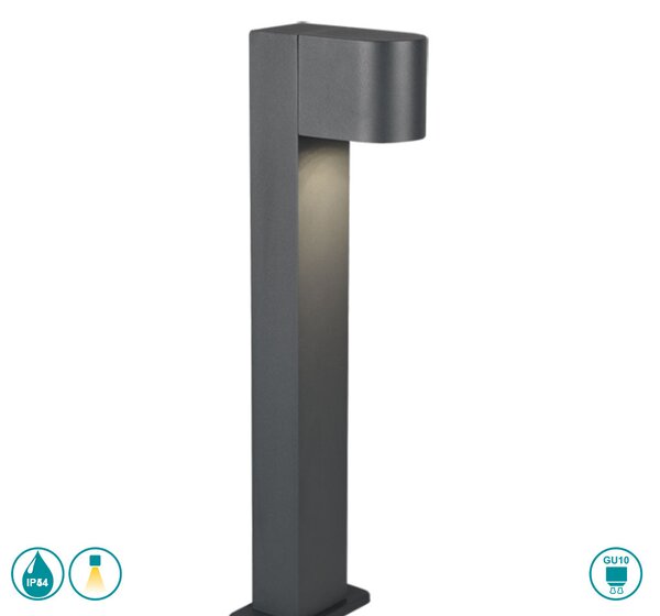 Κολωνάκι Εξωτερικού Χώρου Trio Lighting Roya 504260142 Ανθρακί