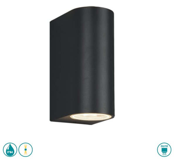 Απλίκα Εξωτερικού Χώρου Trio Lighting Roya 204260242 Ανθρακί