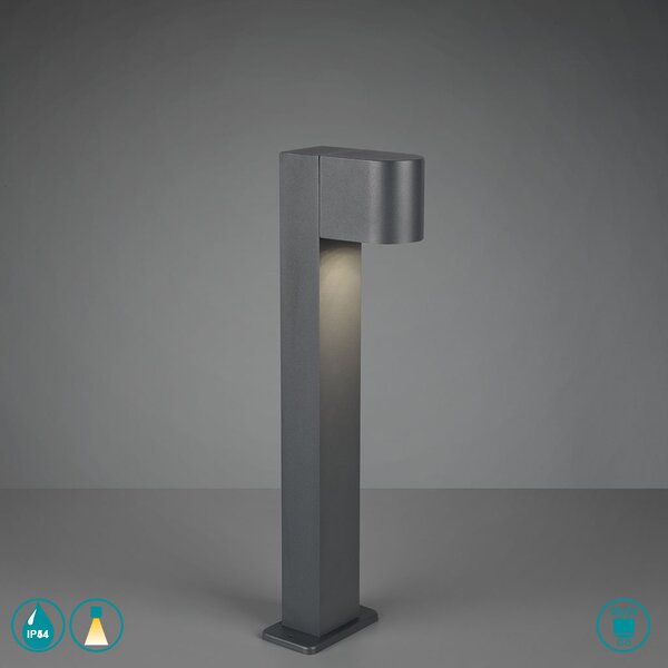Κολωνάκι Εξωτερικού Χώρου Trio Lighting Roya 504260142 Ανθρακί