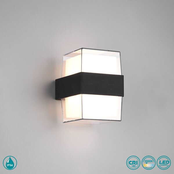 Απλίκα Εξωτερικού Χώρου RL Lighting Molina R22062142 Ανθρακί
