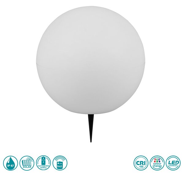Φωτιστικό Επιδαπέδιο Reality Lighting -RL MELO R55326901 Λευκό (White) 3000K