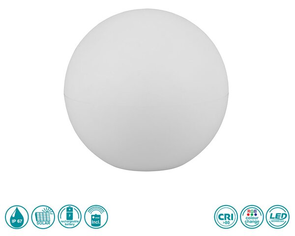 Φωτιστικό Επιδαπέδιο Reality Lighting -RL MELO R55326901 Λευκό (White) 3000K