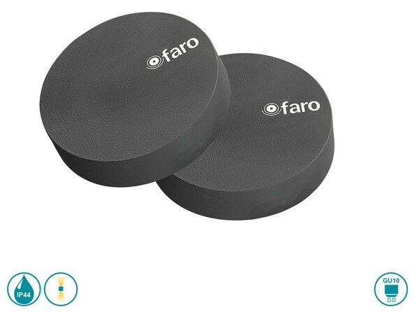 Απλίκα Εξωτερικού Χώρου Faro Steps 75503 Ανθρακί