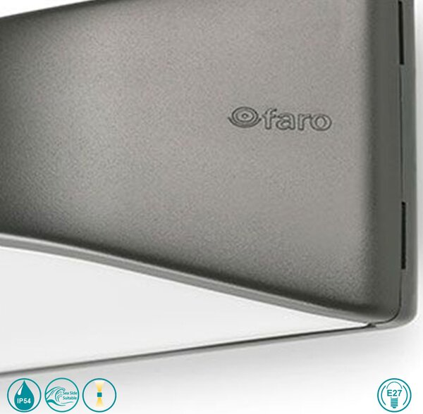 Απλίκα Εξωτερικού Χώρου Faro View 71519 Ανθρακί