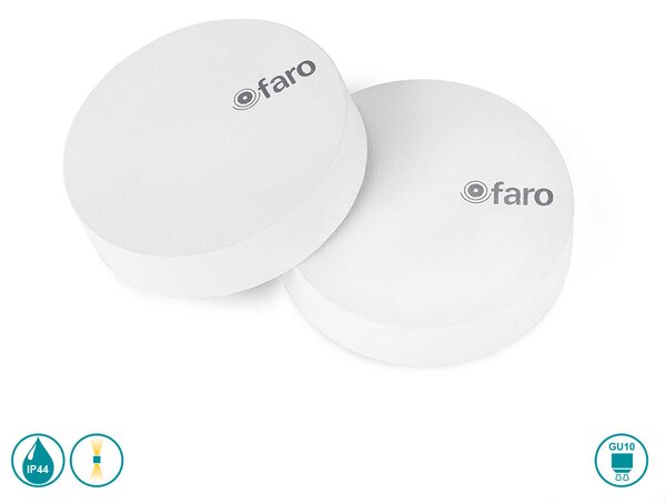 Απλίκα Εξωτερικού Χώρου Faro Steps 75502 Λευκή