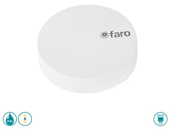 Απλίκα Εξωτερικού Χώρου Faro Steps 75500 Λευκή