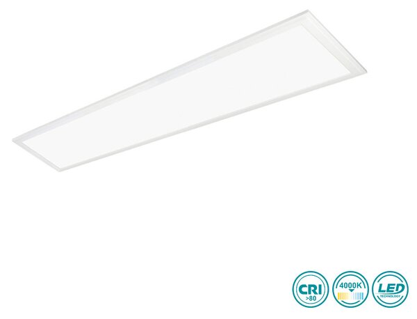Φωτιστικό Panel Χωνευτό Intec Panel-30x120BK 8031414874316 (4000K)