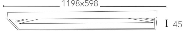 Φωτιστικό Πλαίσιο για Panel Intec Panel-60x120-MT 8031414869176 Λευκό
