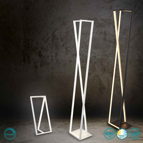 Φωτιστικό Δαπέδου Trio Lighting Edge 426810132 Μαύρο Ματ
