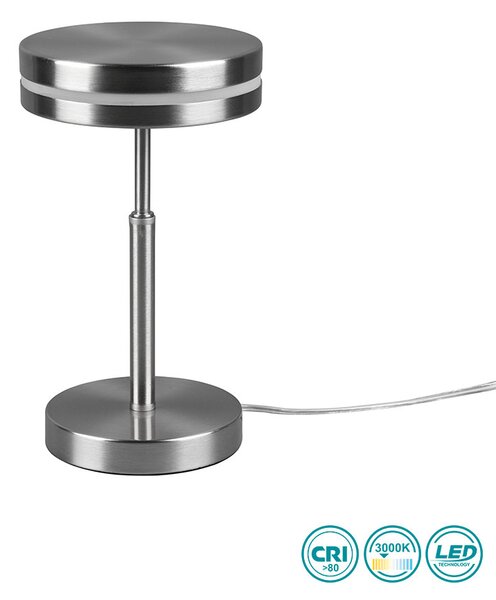 Πορτατίφ Trio Lighting Franklin 526510107 Νίκελ Ματ