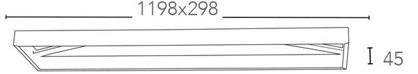 Πλαίσιο Αλουμινίου Intec Panel-30x120-MT NER 8031414871476 Μαύρο