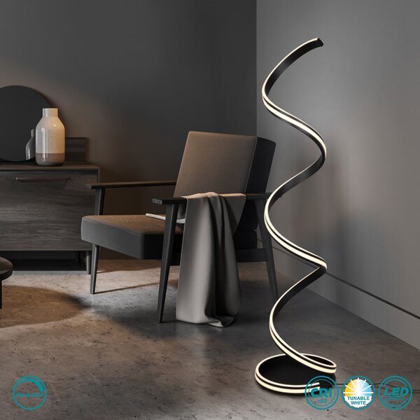 Φωτιστικό Δαπέδου Trio Lighting Yara 426219132 Μαύρο Ματ