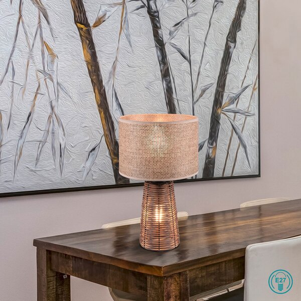 Πορτατίφ RL Lighting Straw R50972026 Rattan