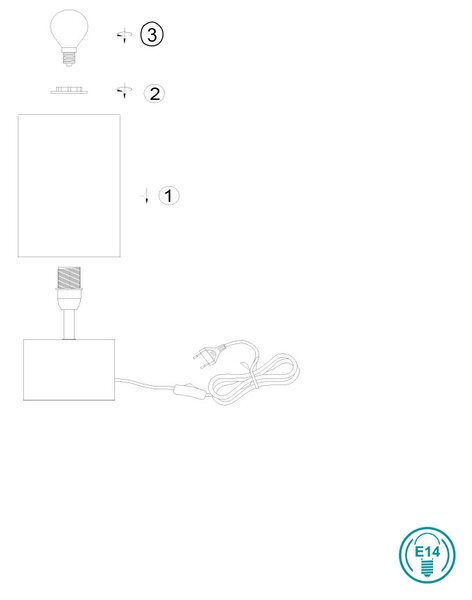 Πορτατίφ RL Lighting Woody R50171030 Λευκό