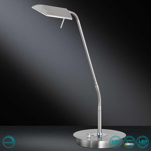 Φωτιστικό Επιτραπέζιο Wofi 321 Cory 8321.01.54.6000 Νίκελ Ματ