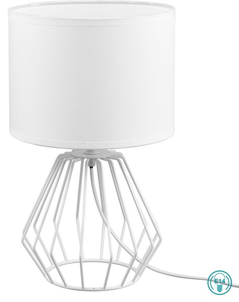 Πορτατίφ RL Lighting Chuck R50931001 Λευκό