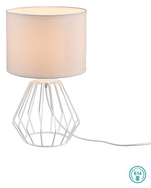 Πορτατίφ RL Lighting Chuck R50931001 Λευκό