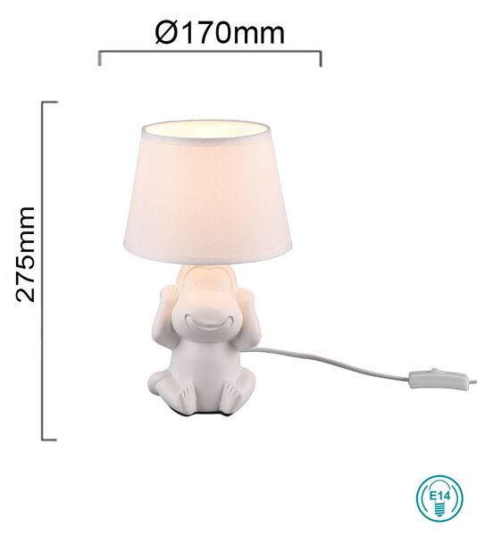Πορτατίφ RL Lighting Nilson R50861001 Λευκό Ματ