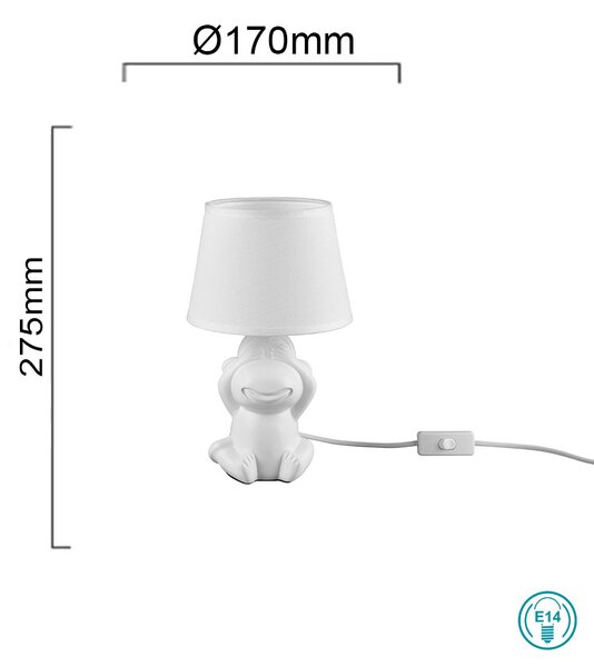 Πορτατίφ RL Lighting Abu R50851001 Λευκό Ματ