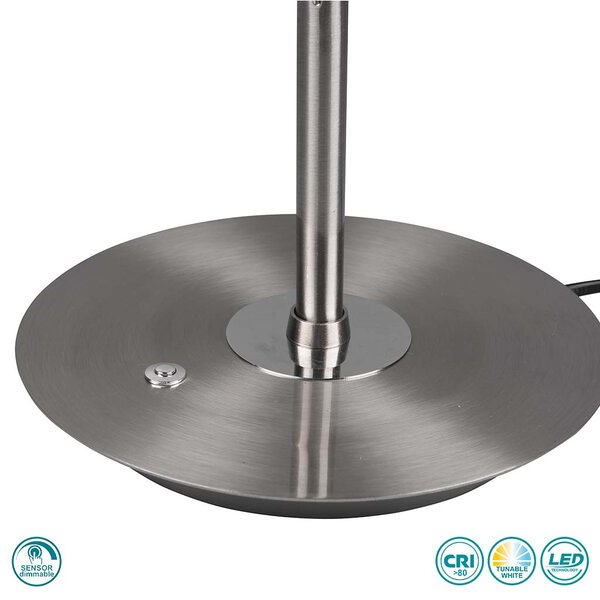 Πορτατίφ Γραφείου Trio Lighting Monza 523310107 Νίκελ Ματ
