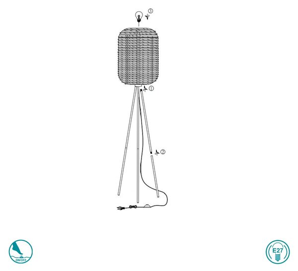 Φωτιστικό Δαπέδου Trio Lighting Runa 403000132