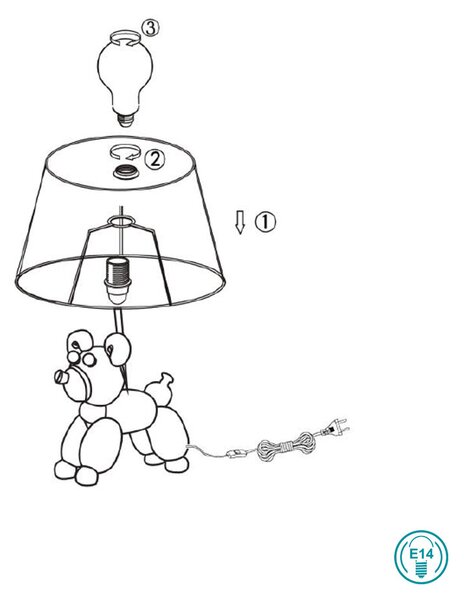 Λάμπα Επιτραπέζια RL Lighting Bello R50241079 Χρυσό