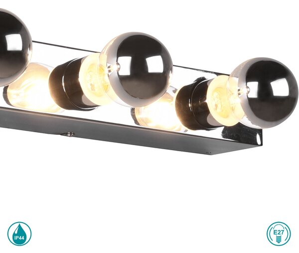 Απλίκα Μπάνιου Trio Lighting Theatro 283600406 Χρώμιο