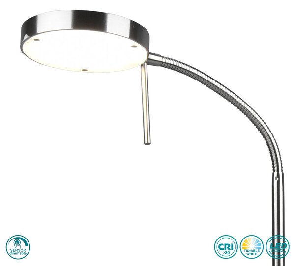 Πορτατίφ Γραφείου Trio Lighting Monza 523310107 Νίκελ Ματ