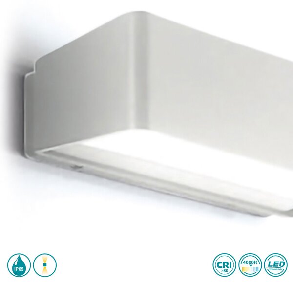 Απλίκα Εξωτερικού Χώρου Gea Luce Haru GES760 Λευκή (4000K)