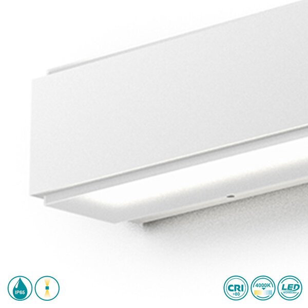 Απλίκα Εξωτερικού Χώρου Gea Luce Nox GES964 Λευκή (4000k)