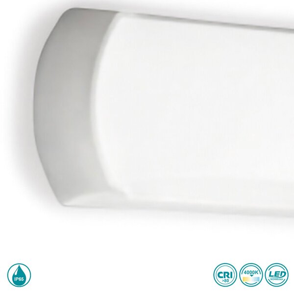 Απλίκα Εξωτερικού Χώρου Gea Luce Nut GPL250 Λευκή (4000K)