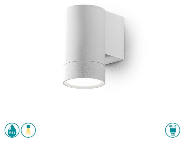 Απλίκα Εξωτερικού Χώρου Gea Luce Lily GES1060 Λευκή
